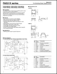 FA5315S datasheet: Bipolar IC for switching power supply control FA5315S