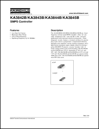 KA3843B datasheet: SMPS controller KA3843B