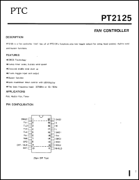 PT2125-F4N-RNM2 datasheet: Fan controller PT2125-F4N-RNM2