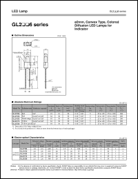 GL2HY6 datasheet: LED lamp GL2HY6