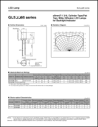 GL5ED60 datasheet: LED lamp GL5ED60