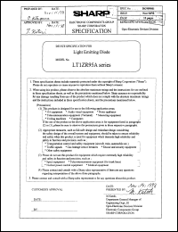 LT1ZR95A datasheet: Light emitting diode LT1ZR95A