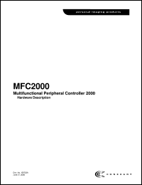 MFC2000 datasheet: Multifunctional peripheral cjntroller 2000 MFC2000