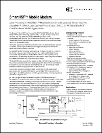 20437-11 datasheet: Smart HSF mobile modem 20437-11