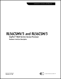 RL56CSMV/3 datasheet: Any port multi-service access processor RL56CSMV/3