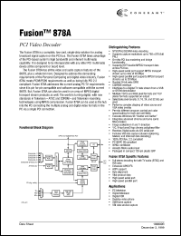 Fusion878A datasheet: PCI video decoder Fusion878A