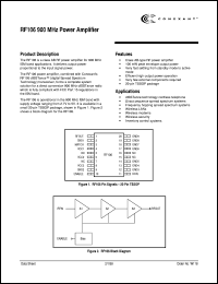 RF106 datasheet: Power amplifier RF106