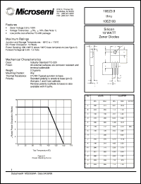 10EZ100 datasheet: Zener Voltage Regulator Diode 10EZ100