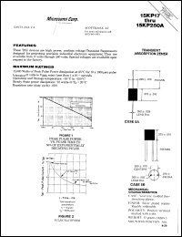 15KP100CA datasheet: Transient Voltage Suppressor 15KP100CA