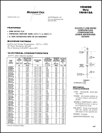 1N4901 datasheet: 0TC Reference Voltage Zener 1N4901