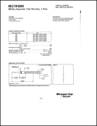 1N5419 datasheet: Fast Rectifier (100-500ns) 1N5419