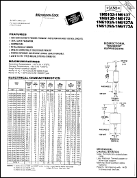 1N6104 datasheet: Transient Voltage Suppressor 1N6104