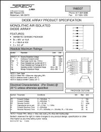 1N6507 datasheet: Diode Array 1N6507