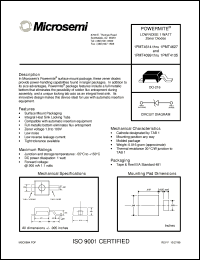 1PMT4102 datasheet: Zener Voltage Regulator Diode 1PMT4102