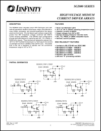 2001J datasheet: Driver - Medium Current Array 2001J
