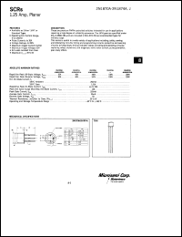 2N1871A datasheet: Silicon Controlled Rectifier 2N1871A