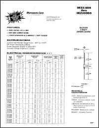 3EZ11D5 datasheet: Zener Voltage Regulator Diode 3EZ11D5