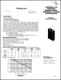 60KS200C datasheet: Transient Voltage Suppressor 60KS200C