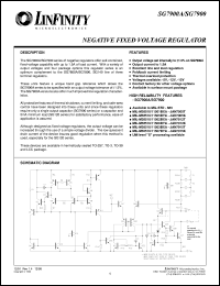 SG7908IG datasheet: Negative Fixed Linear Voltage Regulators SG7908IG