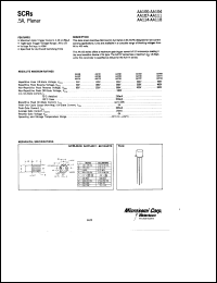 AA109 datasheet: Silicon Controlled Rectifier AA109