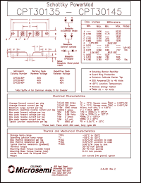CPT30140 datasheet: Schottky Rectifier CPT30140