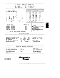 EH8008Z1 datasheet: 3 Phase Bridge EH8008Z1