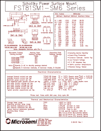 FST8130SM datasheet: Schottky Rectifier FST8130SM