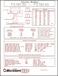 FST8135 datasheet: Schottky Rectifier FST8135