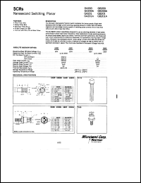 GA200A datasheet: Silicon Controlled Rectifier GA200A