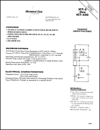 ICT-12C datasheet: Transient Voltage Suppressor ICT-12C