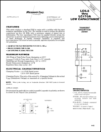 LC58A datasheet: Transient Voltage Suppressor LC58A