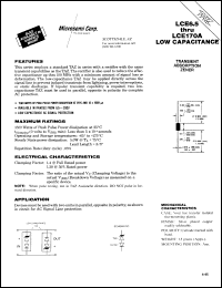 LCE10 datasheet: Transient Voltage Suppressor LCE10