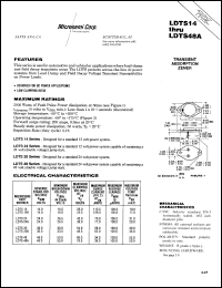 LDTS14A datasheet: Transient Voltage Suppressor LDTS14A
