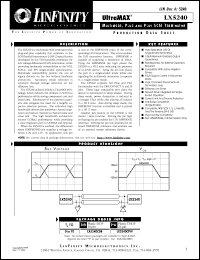 LX5240CDB datasheet: SCSI - Multi-Mode LX5240CDB