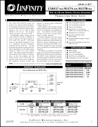 LX8117-25CST datasheet: Low Drop Out Regulator - Positive Fixed LX8117-25CST