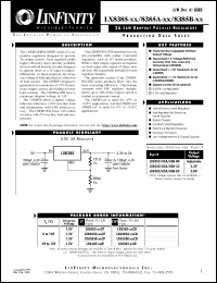 LX8385A-00CP datasheet: Low Drop Out Regulator - Positive Adjustable LX8385A-00CP