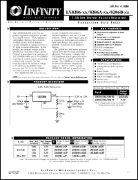 LX8386-00CP datasheet: Low Drop Out Regulator - Positive Adjustable LX8386-00CP