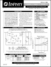 LX8584A-00CP datasheet: Low Drop Out Regulator - Positive Adjustable LX8584A-00CP