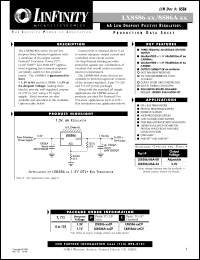 LX8586-00CP datasheet: Low Drop Out Regulator - Positive Adjustable LX8586-00CP