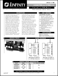 LXM1700-05 datasheet: Voltage Regulation Module LXM1700-05