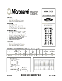 MMAD130 datasheet: Diode Array MMAD130