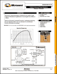 MXP1041PC-V datasheet: Photoconductive Detectors MXP1041PC-V