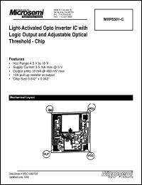 MXP6501-C datasheet: Opto Coupler MXP6501-C