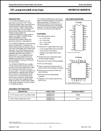 10020EV8-4A datasheet: ECL programmable array logic 10020EV8-4A