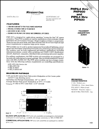 PIP250 datasheet: Transient Voltage Suppressor PIP250