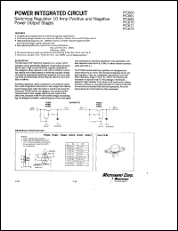 PIC672 datasheet: Power Integrated Circuit PIC672