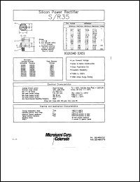 R35160 datasheet: Standard Rectifier (trr more than 500ns) R35160