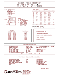 R37120 datasheet: Standard Rectifier (trr more than 500ns) R37120