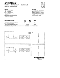RTH22ES101J datasheet: Sensistor RTH22ES101J