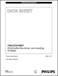 74ALVCH16827DL datasheet: 20-bit buffer/line driver, non-inverting (3-State) 74ALVCH16827DL